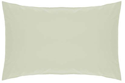 Belledorm Green Housewife Pillowcase - 200 Thread Count Percale - Apple