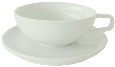 ASA 25111250 Kolibri Teetasse, Porzellan, Weiß, 13 x 13 x 5.5 cm, 2 Einheiten