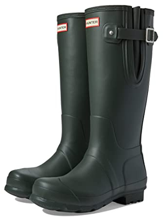 Hunter Damen Mens original Side Adjustable Gummistiefel, Dark Olive, 40 EU