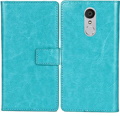 Lankashi PU Leder Tasche Hülle Für Umi C Note 5.5 Handy Flip Brieftasche Schutz Case Cover Etui Schutzhülle Klapphülle Handytasche (Farbe: Blau)