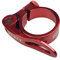 PLATT Fahrrad Sattelklemme mit Schnellspanner Aluminium Legierung Sattelklemme 28,6/31,8/34,9 mm Rot