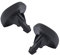 Almencla 2pcs Gicleur de Pompe Buse de Pulvérisation de Lave-Glace Buse d'Essuie-Glace Avant Buse d'Arrosage pour Citroen C3 / C3 Picasso Peugeot 106/207/308