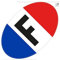 Autocollant F drapeau ovale France sticker Bleu Blanc Rouge - Taille : 8 cm