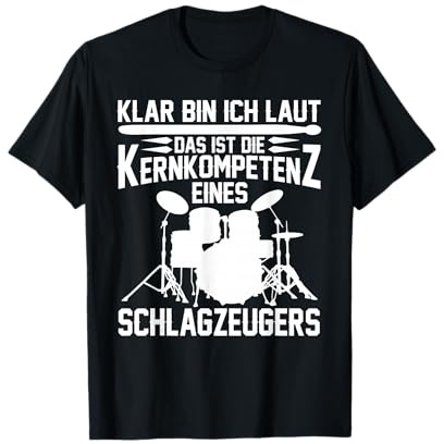Schlagzeug Geschenk I Drummer Schlagzeuger T-Shirt