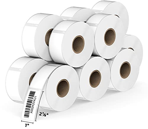 Printholic - Kompatible 30336 Adress-Etiketten, 2,5 x 5,4 cm, -Etiketten, kompatibel mit DYMO Labelwriter 450, 450 Turbo, 4XL Mehrzweck-Etiketten für Barcode- (12 Rollen, 500 Etiketten/Rolle).