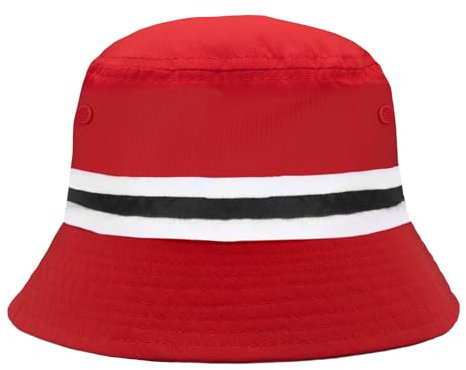 fanoriginals - Sonnenhut in den Farben von Manchester United - Rot/Weiß/Schwarz - L/XL