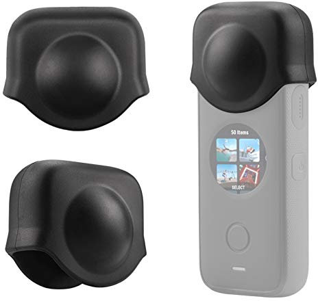 Akozon Lens Guard, Objektivkappe Objektivdeckel Kamera Silikonlinsenabdeckung Passend für ONE X2 Linsenschutz Objektivabdeckung Kamera Objektivschutzkappe