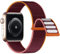 Lobnhot Nylon Correa Compatible con Correa Apple Watch 44mm 42mm 45mm 46mm, Correa Deportiva Ajustable Compatible con iWatch Series 10 9 8 7 6 SE 5 4 3 2 1, Ciruela