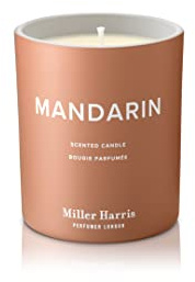 Miller Harris Mandarin Scented Candle 220g – Natural Wax Luxury Candle | Bright & Citrusy Mandarin Aroma