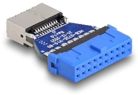 Delock USB 3.2 Gen 1 Adapter Pfostenbuchse zu intern Key A Buchse