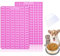 2 Pièces Tapis de Cuisson en Silicone avec Racloir et Moule à Biscuits pour Chiens, Chocolat, Etc (Os pour Chien)