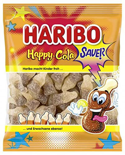 Bonbon Haribo | Haribo Happy Cola Sour | Haribo Dragees | Haribo Bonbons | 175 Gramme Total