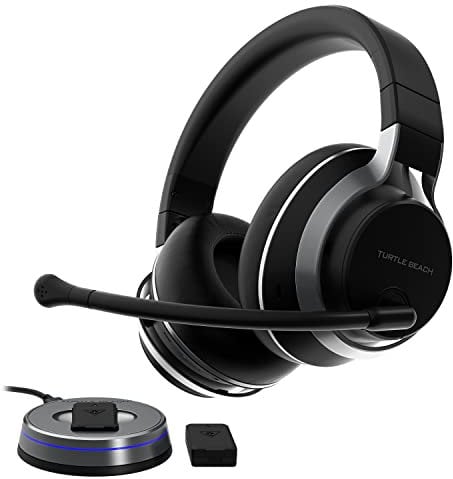 Turtle Beach Stealth Pro Casque de jeu san fil multiplateforme Bluetooth avec Suppression Active pour PS5, PS4, PC, Switch & Mobile