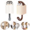 WASYPLSFOI Schlüsselbrett Schlüsselhalter Schlüsselhaken Schlüsselboard Key Holder Organizer Schlüsselleiste Schlüsselaufhänger Wand Ohne Bohren, 2 Pack