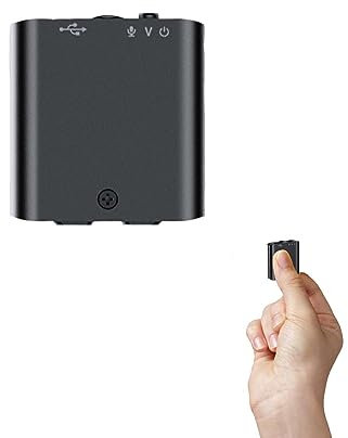 Feloyal Registratore Vocale, 16GB Mini Registratore Vocale con Magnete Attivazione Vocale, Registratore Vocale Ricaricabile USB per Riunioni Interviste Lezioni