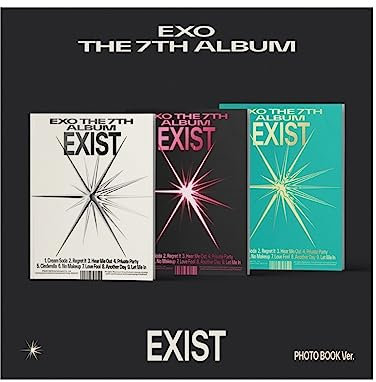 EXO - EXIST [Photo Book Ver.] 7th Album+Folded Poster (X ver. / CD Only, No Poster)