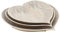 R 16 Home 3 Sets Heart Shape Plates in Different Sizes, Large 15x15, Medium 13x13, Small 12x12, Gold