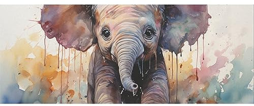 DNOVING GWP-201109311 Geschenkpapier mit Kätzchen und schmelzendem Eis, 147,3 x 58,4 cm, 2 Rollen