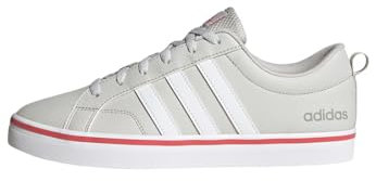 adidas Unisex VS Pace 2.0 Shoes, Grey/Cloud White/Preloved Scarlet, 42 2/3 EU