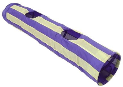 ORFOFE 3holes Pet Tunnel Tube Toy for Indoor Foldable Design for Cats and Kittens Comfortable and Safe for Recreation and Training