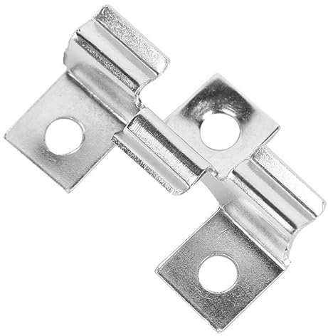 IGTOPS WPC Clip 100pcs Edelstahl Terrassenclips Schrauben Befestigungs Clips, Klemmbereich 12mm, Silber