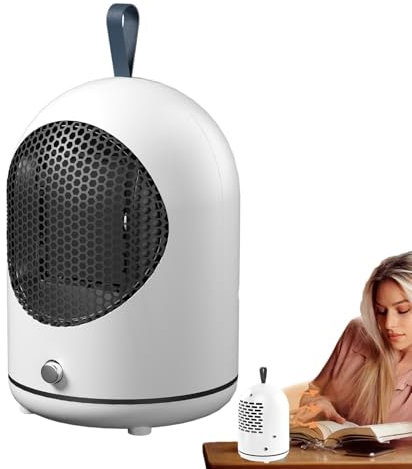 Dubbulon Chauffage électrique, petit radiateur | Chauffage intelligent pour petite pièce 500 W | Chauffage d'espace intérieur, chauffage électrique de cheminée, chauffage d'espace intérieur silencieux