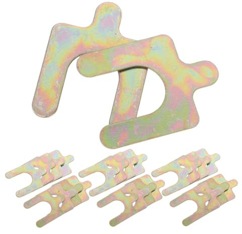 GETAJGHSD 100st Auto-Tuning-zubehör Dichtung Für Propangastank Leitungshalter Schlauchverriegelung Bremskabelclip Halteklammer Clip-ersatzschlauch Bremsschlauchschelle Metall Golden