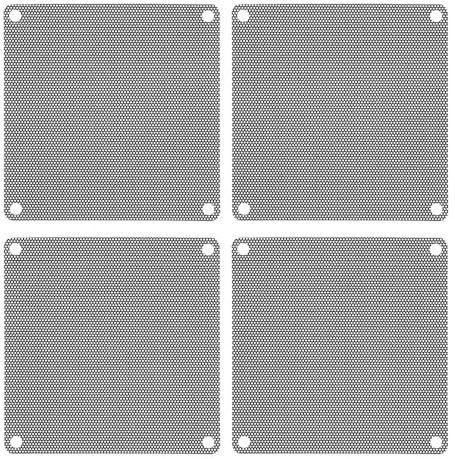 LT Easiyl 10 Piezas de Repuesto para Ventilador de Ordenador Filtro de Polvo para Enfriador de Red 90 Mm X 90 Mm Carcasa de PVC A Prueba de Polvo Color Negro