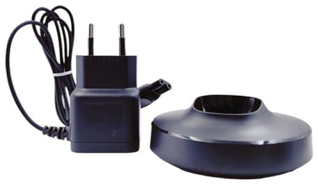 Ladestation AC 51/15 V mit Ladekabel HQ8505, kompatibel mit Philips, Serie 5000 7000 9000 Rasierer S5531 S7731 S7735 S5536 HQ8505 (EU-Stecker)