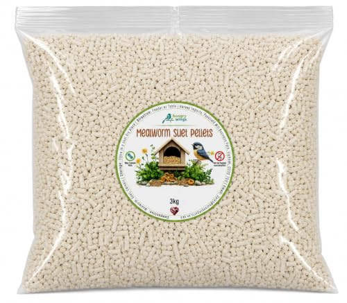Wild Bird Food (3kg, Mealworm Suet Pellets)