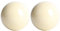 BuyWeek Billardkugeln Weiß, 2 Stück 5,72 cm Billiard Kugel Billardtisch Training Spot Cue Ball Harz Snooker Billiard Bälle