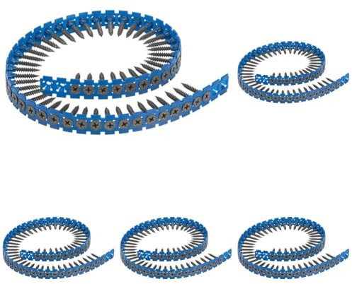 Bosch Professional 1000x Schnellbauschraube Grobgewinde (Gipskartonplatten auf Holz, 3.9x25 mm, S-F, PH2, für MA 55, Zubehör Trockenbauschrauber) (Packung mit 5)