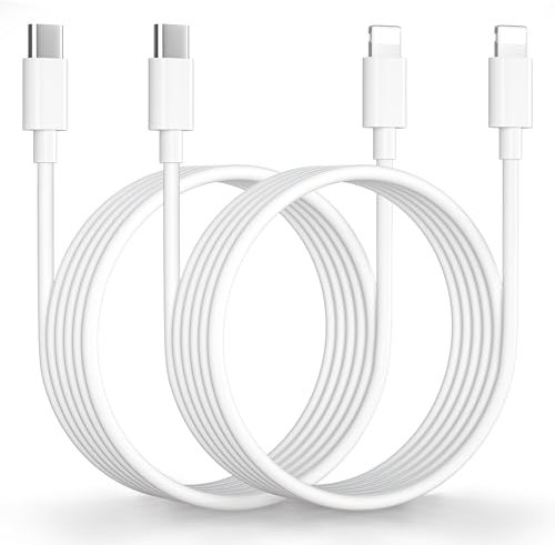 Cavo Phone USB C 2M 2Pezzi [Certificato MFi], Cavo USB C Lighting Cavo i Phone Ricarica Rapida cavo Lighting USB C Cavetto Filo Caricatore per Apple 14/13/12/11/X/XS/XR/8/7/6/SE