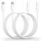 KINPEE Câble iPhone USB C 2M Lot de 2[MFi Certifié], Cable USB C vers Lighting Câble iPhone Cable iPhone Charge Rapide Fil Chargeur iPhone Cordon iPhone pour iPhone 14/13/12/11/X/XS/XR/XS Max/8/7/6