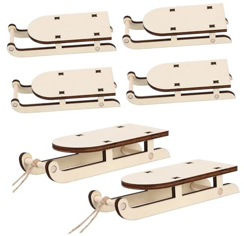 BESTYASH 6stücke Teiliges Miniatur Weihnachtsdeko Schreibtisch Deko Robust Und Detailreich Weihnachtsmotiv Für Büro Wohnzimmer Und Festliche Bastelideen