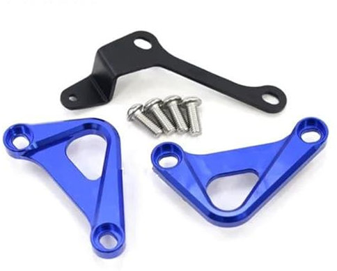 XUXRHMEAN pour Y&AMAHA MT-07 FZ-07 2014-2022 Repose-Pieds Arrière Moto Cale Pied Moto(Bleu)