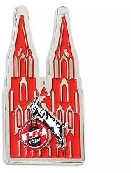 Köln Pin Dom - 1.FC Köln Anstecker Dom - Fußball Anstecker - Köln Karneval Souvenir Ansteck-Pin