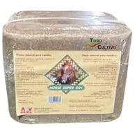 Blocco di sale melazato speciale per cavalli o equidi, 10 kg (cloruro, sodio, potassio). Nanta Horse Super Rock