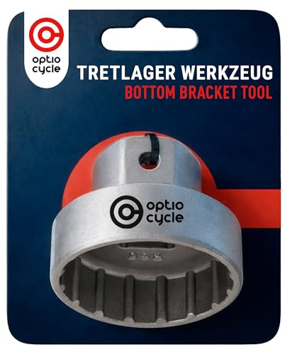Optio Cycle Bottom Bracket Tool – Centrelock Wrench for 16-notch Shimano BBR60 & MT800 Systems | Bicycle Bottom Bracket Removal Tool