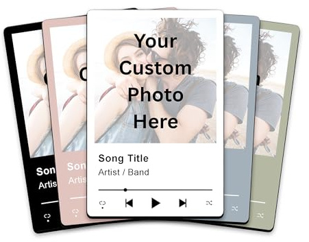 Personalised Photo & Song Magnet – Custom ‘Our Song’ Music Player Fridge Keepsake Gift for Couples