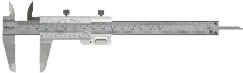 Mitutoyo 532-119 Messschieber mit Feineinstellung, 0-130 mm