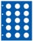 SAFE 7854 TOPset Ergänzungsblatt für 15 x 2 Euro-Münzen | Inklusive blauem Zwischenblatt