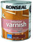 Ronseal Interior Varnish Dark Oak Satin 750ml