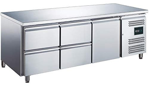 ZORRO Kühltisch ZGN 3140 TN | 1 Tür / 4 Schubladen | 1795x700mm | 1/1 GN