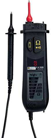 Chauvin Arnoux A100 AC - Pinza multimetro con spina a banana, 2 kA AC, calibrata DKD/DAKKS
