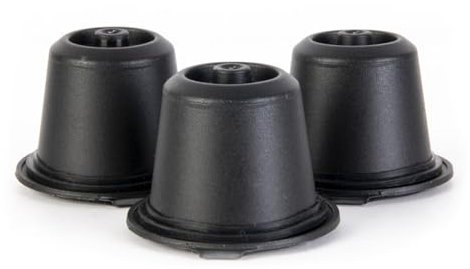 Cook Concept - Capsule Reutilisable Compatible Nespresso X3 - Spécial Café Moulu - Compatible Thé en Vrac- Filtre Acier Inoxydable - Dimensions : 3.7 x 3.7 x 3 cm
