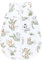 TupTam Baby Sommer Schlafsack 0.5 TOG aus OEKO-TEX zertifizierten Materialien, Farbe: Safari/Löwe/Braun/Blätter/Grün, Größe: 104-110