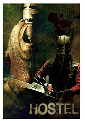 EDSC Filmposter Movie Hostel (2005), Leinwand, Poster, Schlafzimmer, Dekoration, Sport, Landschaft, Büro, Raumdekoration, Geschenkrahmen: 30 x 45 cm