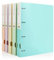 ASelected A4-Ordner, 90 mm, Pappordner, A4, Pastell-Ringbinder, D-Ring, 240 Blatt Kapazität, Aktenordner für Zuhause, Büro, Blau, Grün, Beige, Lila, Rosa, 5 Stück