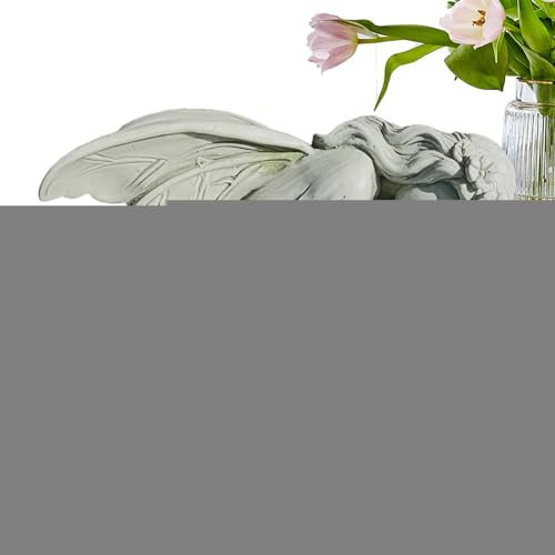 Feenstatue für den Garten im Freien, Engelsgartenstatue - Blumen-Feengarten-Ornamente für den Außenbereich, Engelsstatue | Statuen-Gartenornamente, Blumenfeen-Harzornamente für den Hof,